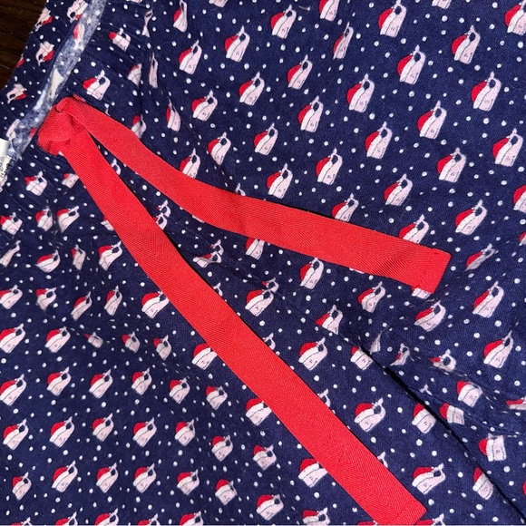 Vineyard Vines Santa Whale Pajama Pants Size Medium - Picture 1 of 7